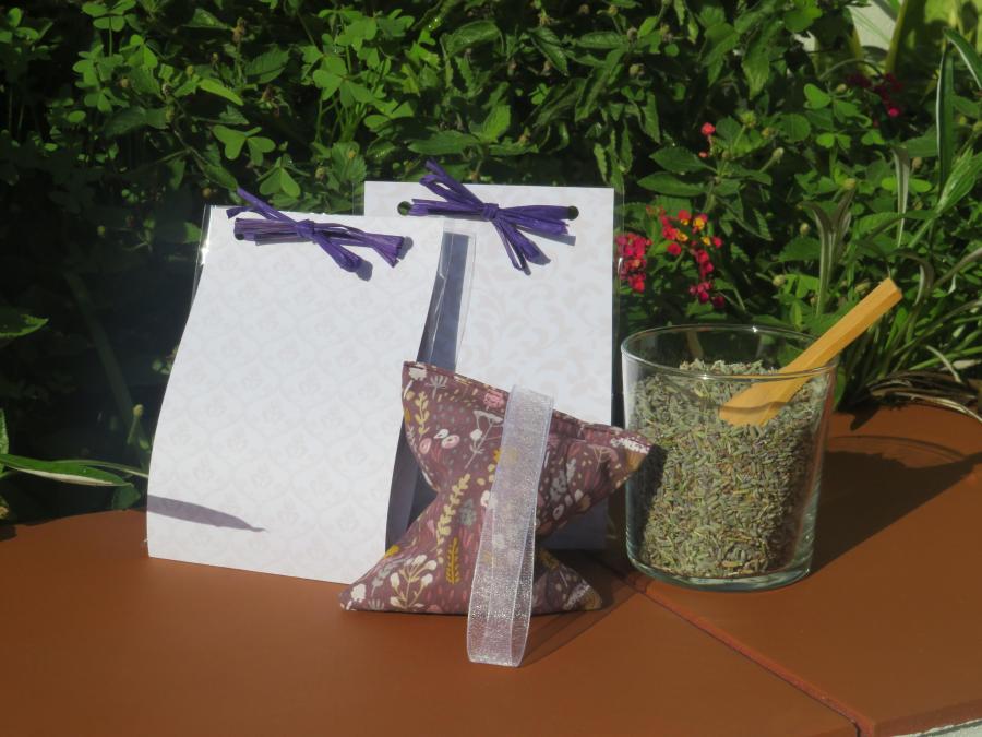 Saquinho de Algodão com Lavanda